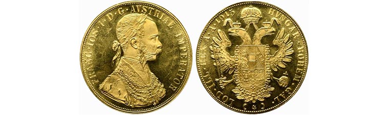 valore 4 ducati oro austria
